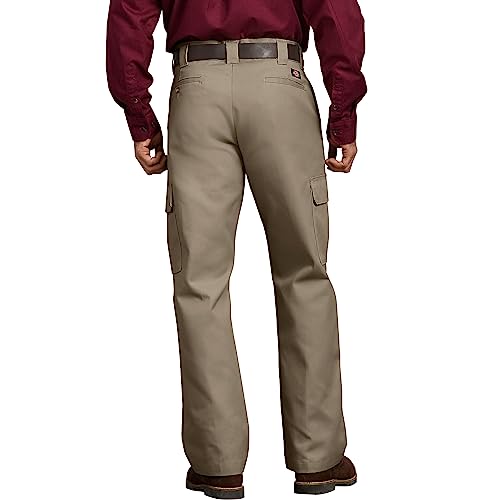 Dickies Men's Relaxed Straight-Fit Cargo Work Pant, Desert Sand, 30W x 30L