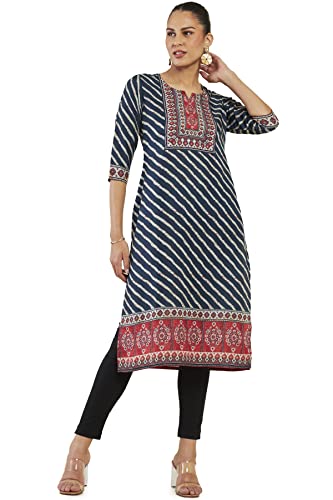 Soch Women Polyester Stripes Kurta