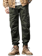 Lymio Men Loose Mid Rise Cargos (Cargo-91-Green-Xl_Green