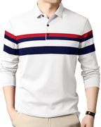 Noble Monk MenS Regular Fit Polo T Shirt |Full Sleeves |Collar Tshirts | Casual T-Shirt For Men