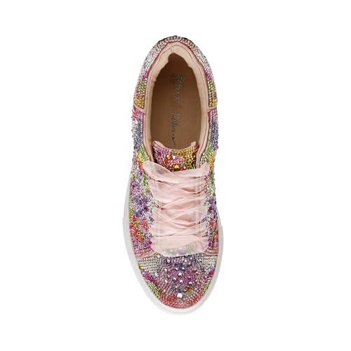Betsey Johnson Women's Sidny Sneaker, Bright Floral, 8.5