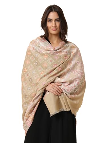 Pashmoda Women Chaman Kaani Woven Design Shawl (Size: 101 X 203 Cms)