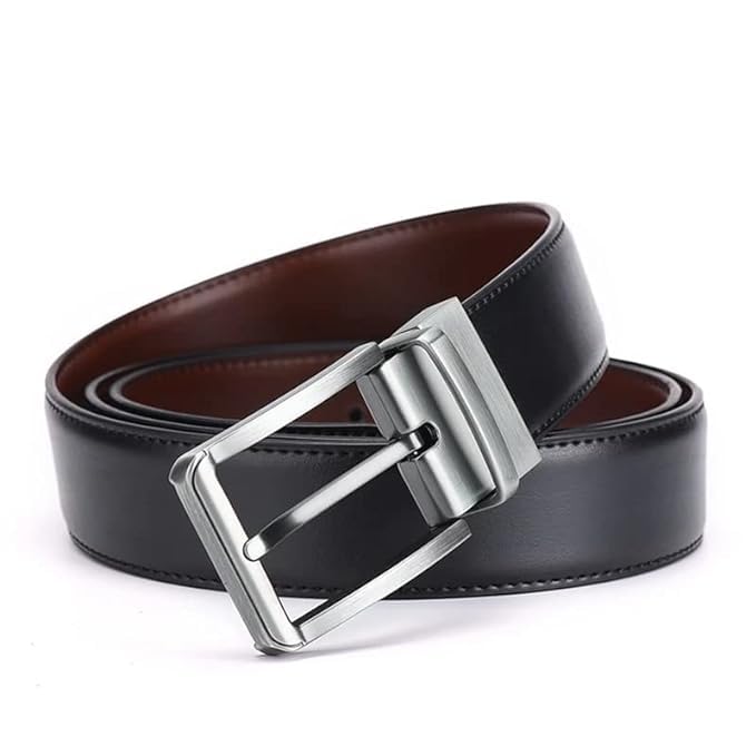 Niddleman 5646/ Trendy Unisex Artificial Leather Belt, Boys Belt For Casual Or Formal Classic Designs For Work & Business Casual 38