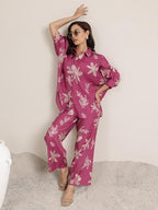 Libas WomenS Silk Blend Co-Ord Set (400231Or