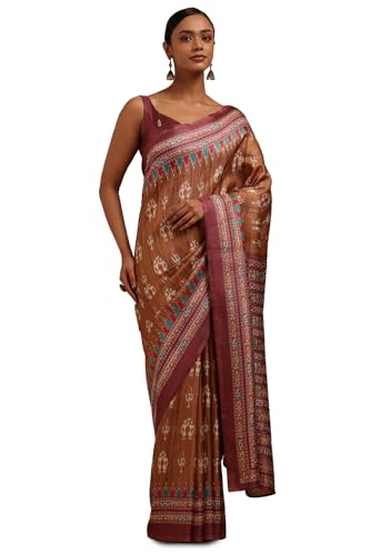 Soch Women Art Silk Warli Print Saree