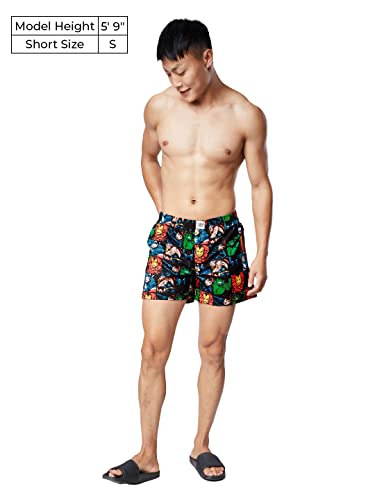 The Souled Store|Official Marvel: Comics Mens And Boys Boxer| Regular Fit Graphic Printed