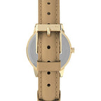 Timex Women's Easy Reader 30mm Watch - Gold-Tone Case Cream Dial with Tan Leather Strap