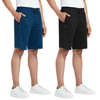 XYXX Athleisure Mens Cotton Shorts | Super Soft, Knee Length Comfortable Everyday Wear | Relaxed Fit Solid Code Shorts with Zip