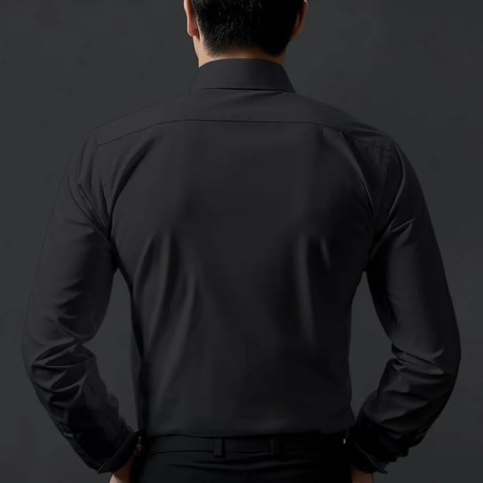 Deelmo Combo Of MenS Stylish Solid Satin Casual Shirt For Men Full Sleeves| Poly Satin Silk Shirt Pack Of 2