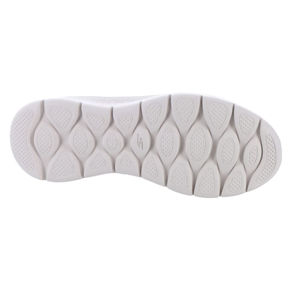 Skechers Women's Hands Free Slip-Ins Go Walk Flex-Relish Sneaker, Taupe/Blue, 6.5 Wide