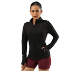 BlissClub Sculpt Jacket | Snug Fit | Body Shaping | Jacket for Yoga
