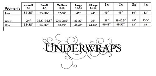 Underwraps Women's Police Fitted Shirt, Black, X-Large