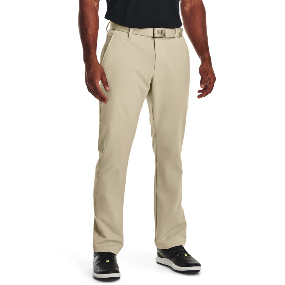 Under Armour Men's Straight Leg Tech Pants , (289) Khaki Base / Khaki Base / Khaki Base, 32/30