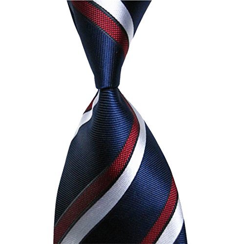 Wehug Lot 10 PCS Classic Men's tie 100% Silk Tie Woven Jacquard Neckties Ties for men