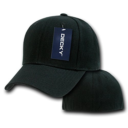 DEcKY Fitted cap, Black, 7 38