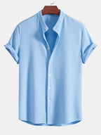 Greciilooks For Casual Stylish Textured Regular Formal Shirt | MenS Solid Slim Fit