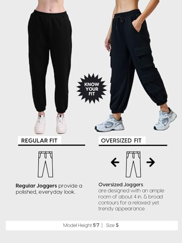 Bewakoof Air 1.0 WomenS Solid Oversized Joggers