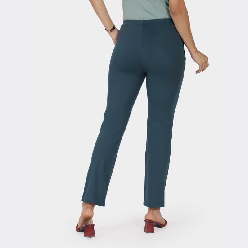 BlissClub Womens Straight Pants_Priya Pine Tall-Above 5.5