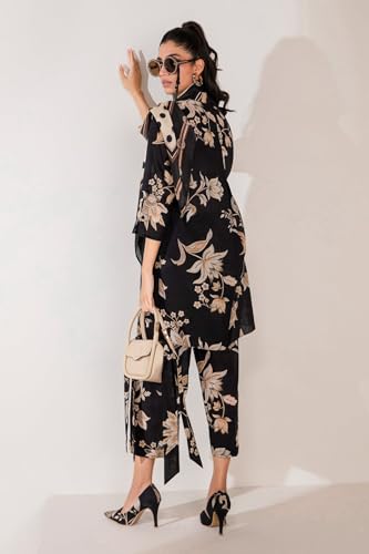 Anni Designer Women Cotton Blend Kurta With Pant & Dupatta Co-Ord Set