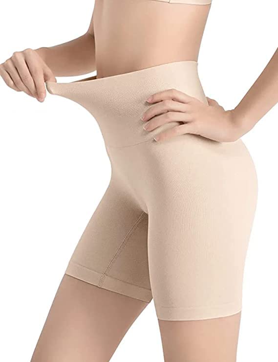 2 TWISTTHINK MORE Womens Cotton Nylon Seamless Wired Tummy Control High Waist and Thigh Ladies Shaper Briefs Shapewear (M to 4 2