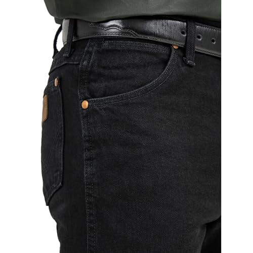 Wrangler Men's Big & Tall 13MWZ Cowboy Cut Original Fit Jean, Shadow Black, 38W x 38L