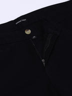 Dennis Lingo Men Slim Fit Black Chino Trousers
