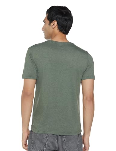 Fyltr MenS Solid T-Shirt - Half Sleeve | Round Neck | 100% Cotton | Regular Fit T-Shirt (Pack Of 2) Grey And Green