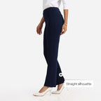 BlissClub Ultimate Straight Pants - Lite - Tall Above 55, Straight Silhouette, Stretchy, Comfortable, Back Pocket
