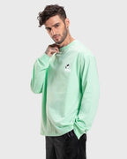 Bewakoof MenS Move On Graphic Printed T-Shirt, Oversized Fit, Round Neck, Full Sleeve_587155_Green_L