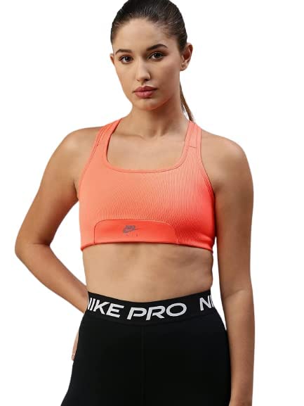 Nike Polyester Wire Free Air Dri-FIT Swsh Kh Bra Sports Women Running Sports Bras