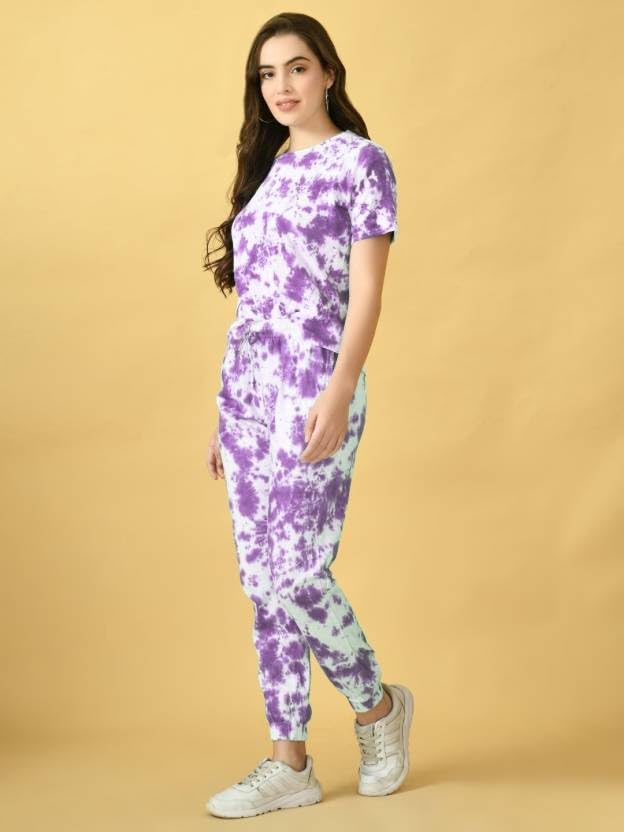 ELLITI Womens Night Suit Set for Women, Lounge Wear, Printed Top and Pyjama Set for Women Nightwear/Loungewear/Night Dress for