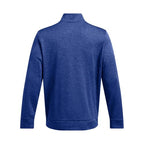 Under Armour Men's Armour Fleece Twist Quarter Zip, (432) Tech Blue / / Black, Large