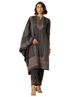 Libas Printed Wool Straight Kurta Set For Women (49643Wm)