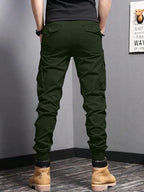Leriya Fashion MenS Cargo Pants With Pockets | Cotton Joggers For Men | 6 Pocket Jeans Pant | Casual Trousers For Men (Lf-Tp-11