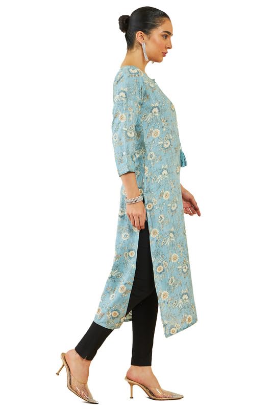 Soch Rayon Women'S Regular Kurtas