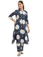 Libas Blue Printed Rayon Co (Ords Co (Ords Set For Women (400005Ohxxl)