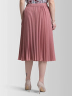 Kzully | Chic Midi Skirts Elegant Ensembles For Women & Girls Pink