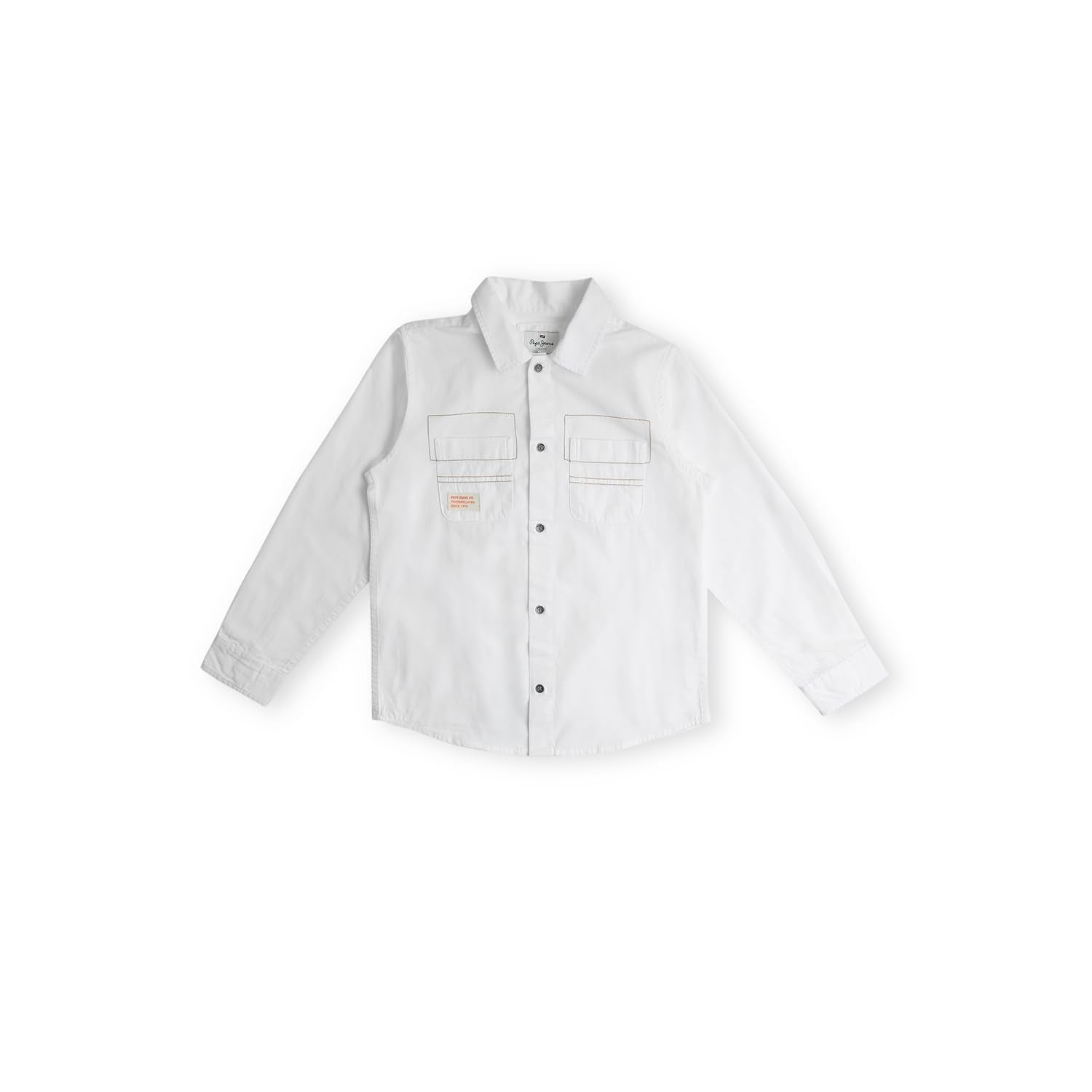 Pepe Jeans BoyS Regular Fit Shirt (Pb302634_White