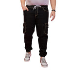 Bigbanana Plus Size MenS Regular Fit Washed Jeans (Jockson,Black,8Xl)