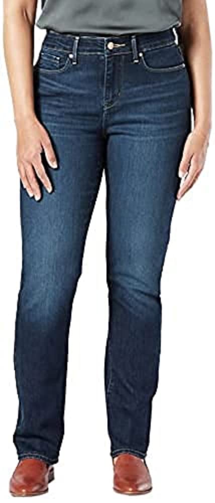 Signature by Levi Strauss & co. gold Label Womens Modern Straight Jeans (Available in Plus Size), (New) Angel Island, 6 Long