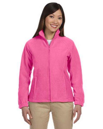 Ladies 8 oz Full-Zip Fleece - BLAcK - XS(D0102H76WEJ)