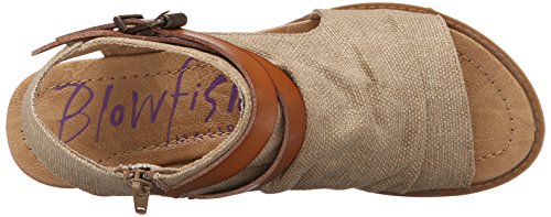 Blowfish Malibu Women's Balla Core Sandal,Desert Sand Rancher Canvas/Dyecut,7