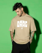 Bewakoof Official Naruto Merchandise MenS Graphic Printed Oversized Fit T-Shirt_625301_Brown_Xl
