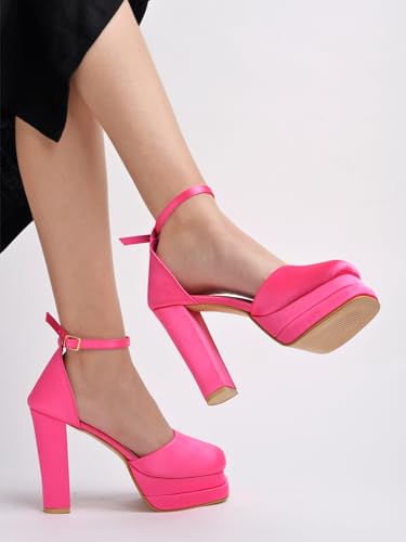 Shoetopia WomenS Wedge Heel Pumps, Pink