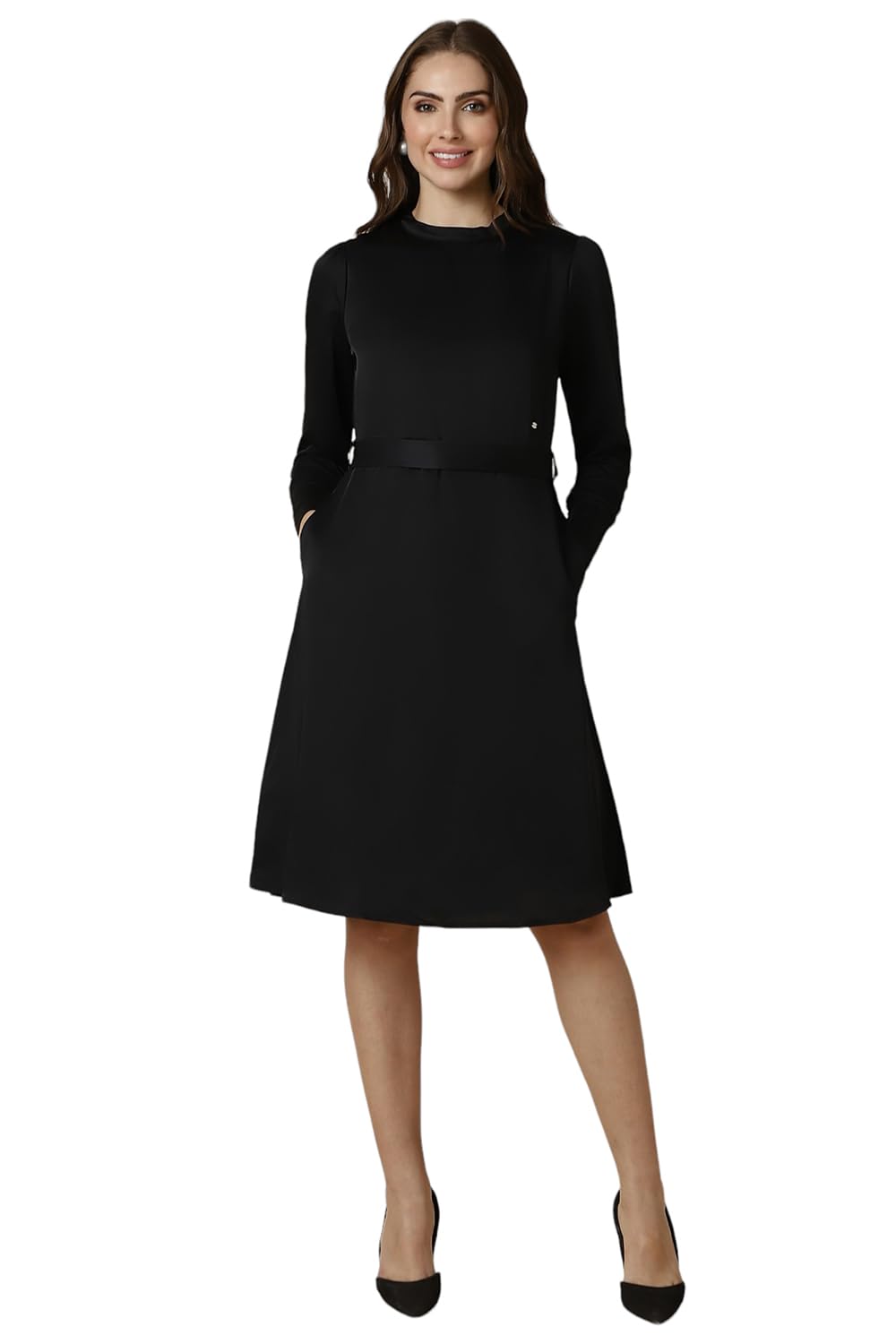 Allen Solly Women Solid Formal Jumpsuit