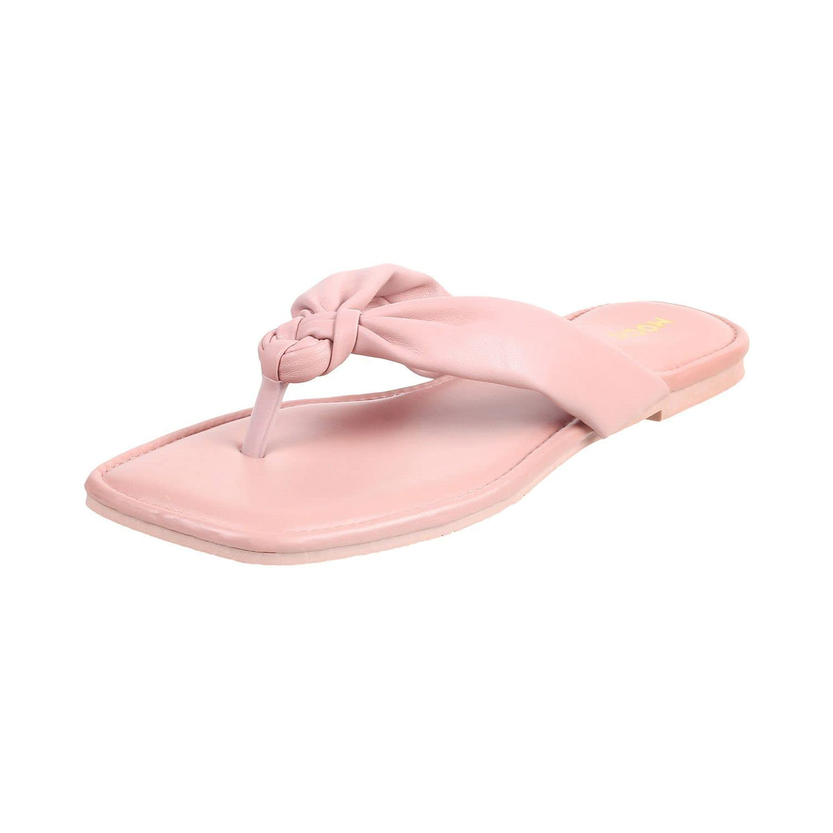 Mochi Womens Synthetic Pink Slippers (Size (3 UK (36 EU)) 3-36