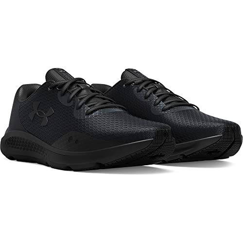 Under Armour Men's Charged Pursuit 3 Running Shoe, Black (002)/Black, 13 X-Wide