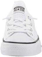 Converse Women's Women's Chuck Taylor All Star Shoreline Knit Slip On Shoe, White/Black/White, 7 M US