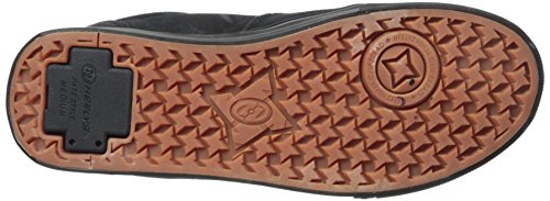 Heelys Launch-K Skate Shoe Black Canvas,7 M US Big Kid
