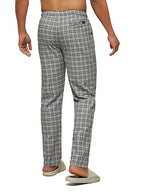 Xyxx MenS Super Combed Cotton Checkered Checkmate Pyjamas [Pack Of 2] Elasticated Waist, Drawstring | Loungewear For Men In Gre